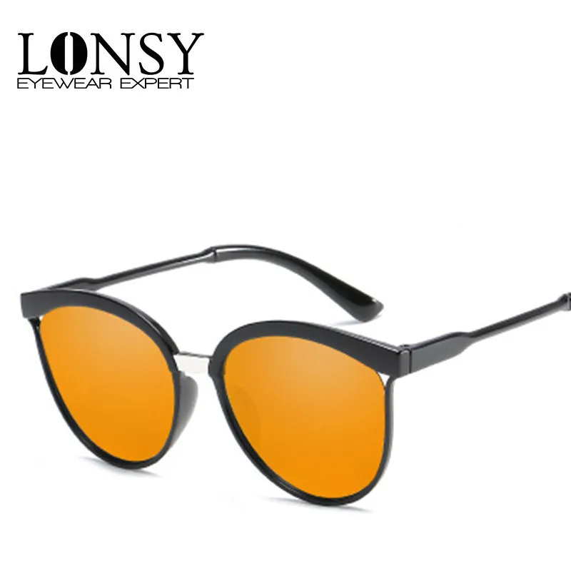 Женские солнцезащитные очки LONSY Oculos De Sol Feminino брендовые дизайнерские в стиле
