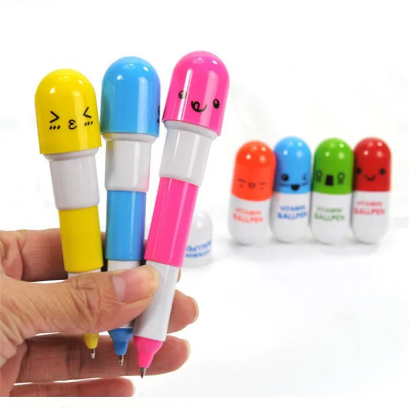 6colors Promotional Ballpoint Pen Cute Korean Stationery Ball Point Pen