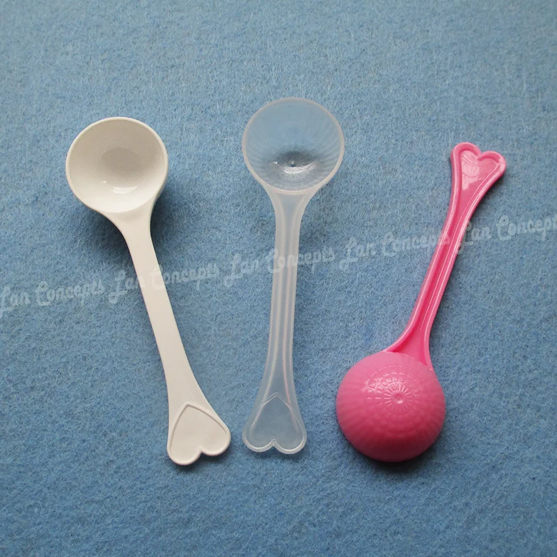 3 gram / 6ML Plastic Measuring Scoop 3g HDPE Spoon for medical milk