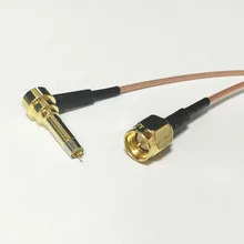 Провод для беспроводного модема SMA штекер переключатель MS156 угловой разъем RG178 кабель 15 см " по оптовой цене быстрая