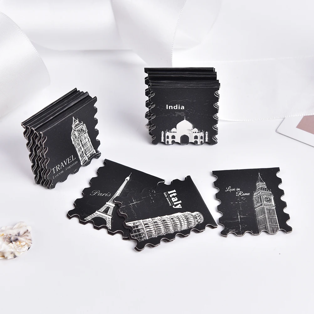 4 шт./лот магнитная закладка винтажная Парижская башня бумажные маркеры