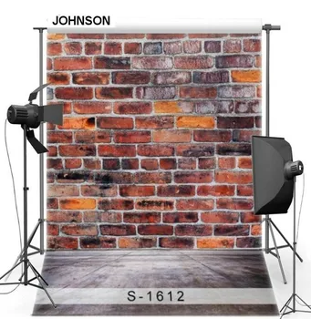 

Retro Vintage Red Brick Stone backdrop Vinyl cloth High quality Computer Print Children kids Backgrounds