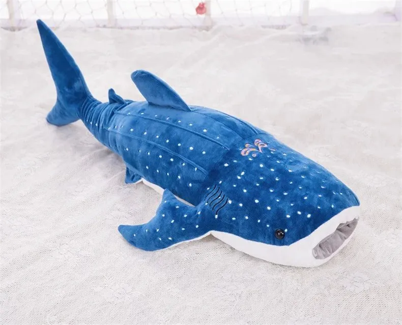 

huge 150cm dark blue whale plush toy skin, just case, no fillings, christmas gift w0249