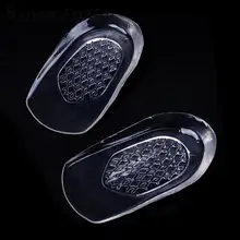 Senza Fretta силиконовая гелевая подушечка пяточные стельки эластичные половинные Стельки колодки для обуви прозрачная подушка для обуви ZH360