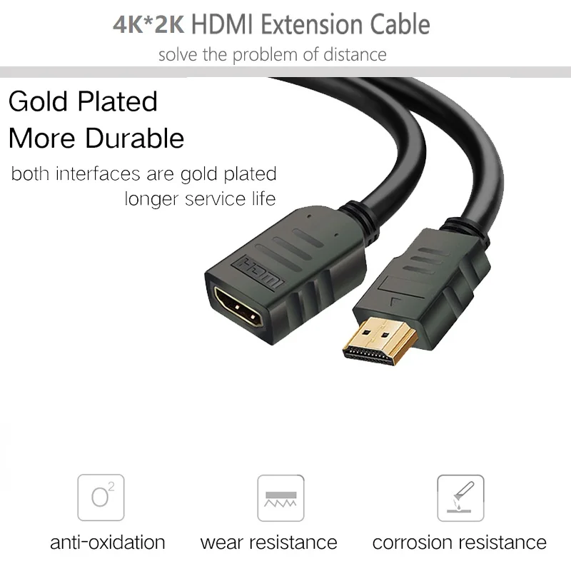 Hdmi تمديد الكابلات الذكور إلى الإناث 1 متر/2 متر/3 متر/5 متر hdmi 4 كيلو * 2 كيلو 3d hdmi تمديد الكابلات ل hd tv lcd المحمول ps3 العارض Hdmi تمديد الكابلات الذكور إلى الإناث 1 متر/2 متر/3 متر/5 متر hdmi 4 كيلو * 2 كيلو 3d hdmi تمديد الكابلات ل hd tv lcd المحمول ps3 العارض