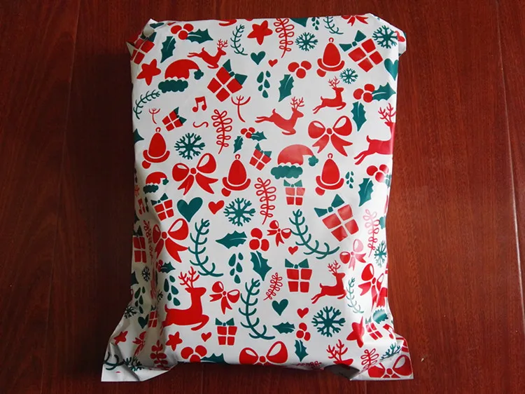 Leotriting толстые креативные рождественские поли почтовые клейкие Конверты Сумки Bolsa почтовые Подарочные Упаковочные пакеты X-mas подарки мешки