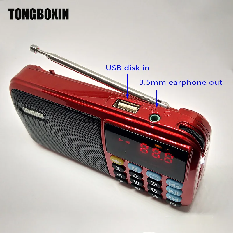 C 803 с двумя аккумуляторами 18650 и светодиодным фонариком слотами для TF карт