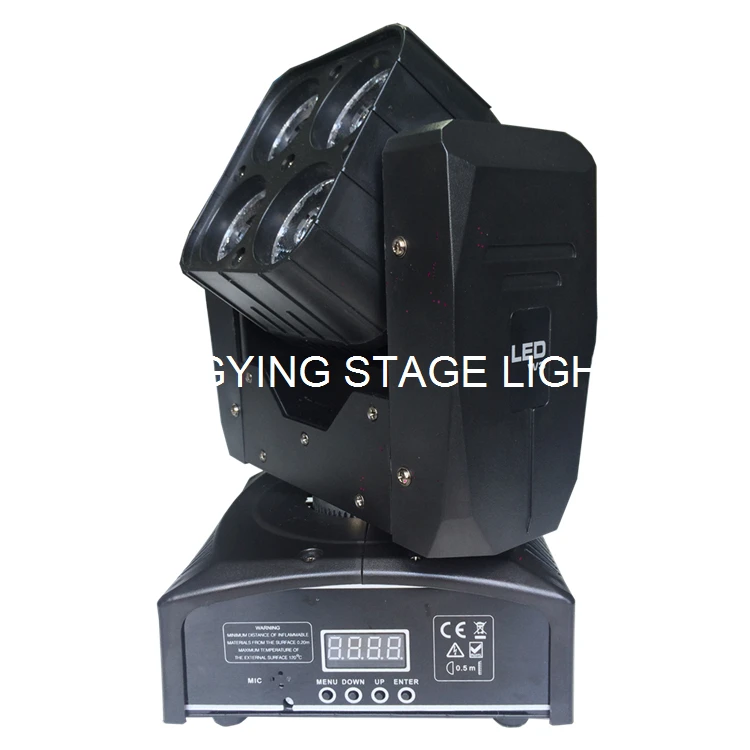 Бесплатная доставка 6 шт./лот CREE RGBW 4в1 4x15 Вт Led Луч Moving Head моющийся свет 15 LED DMX