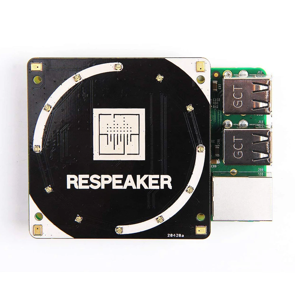 ReSpeaker 4 Mic массив для Raspberry Pi это плата расширения