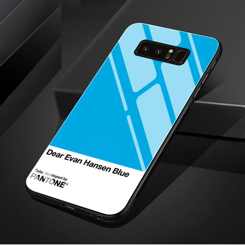 Новые Pantone для samsung S8 S8plus S9 S9plus note8 note9 S10 S10plus Цвет закаленное стекло чехол для телефона