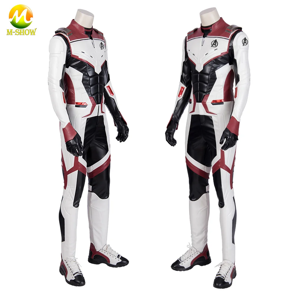 2019 Avengers Endgame Quantum Realm Cosplay Costume Avengers Team Uniform Iron Man Full Set Halloween Custum Made
