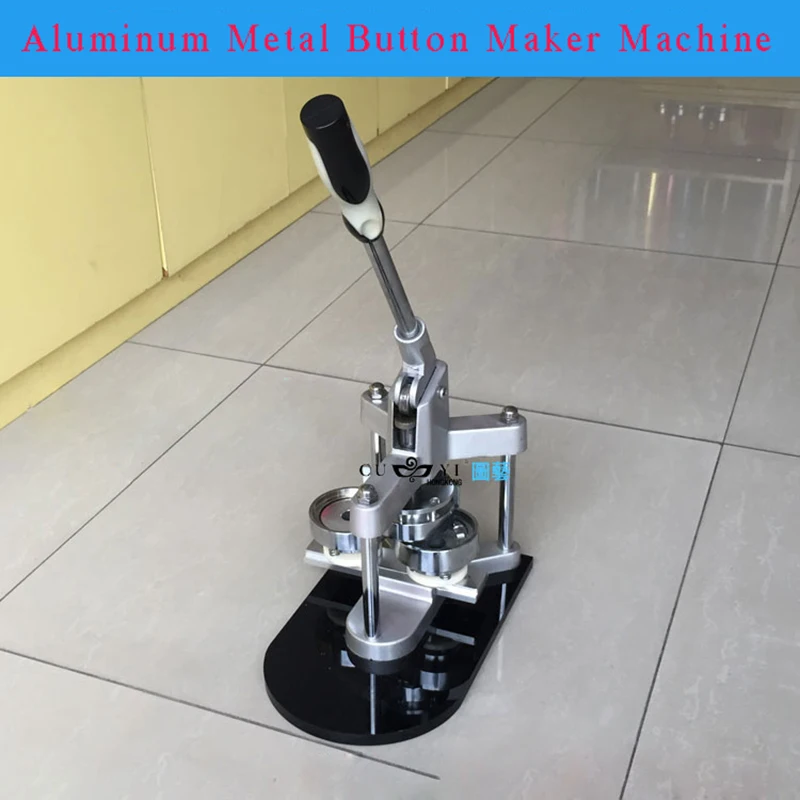 

New Tripod Aluminum Badge/Button Maker Machine With Metal Slide Rails High Quality and Wholesale Price