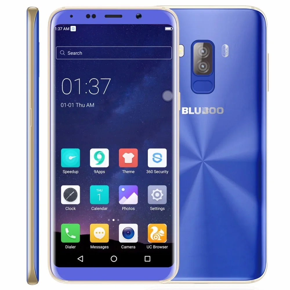 Bluboo S8 5,7 ''полный дисплей 4G смартфон 3 ГБ ОЗУ 32 Гб ПЗУ MTK6750 Восьмиядерный Android 7,0 двойная задняя камера мобильный телефон