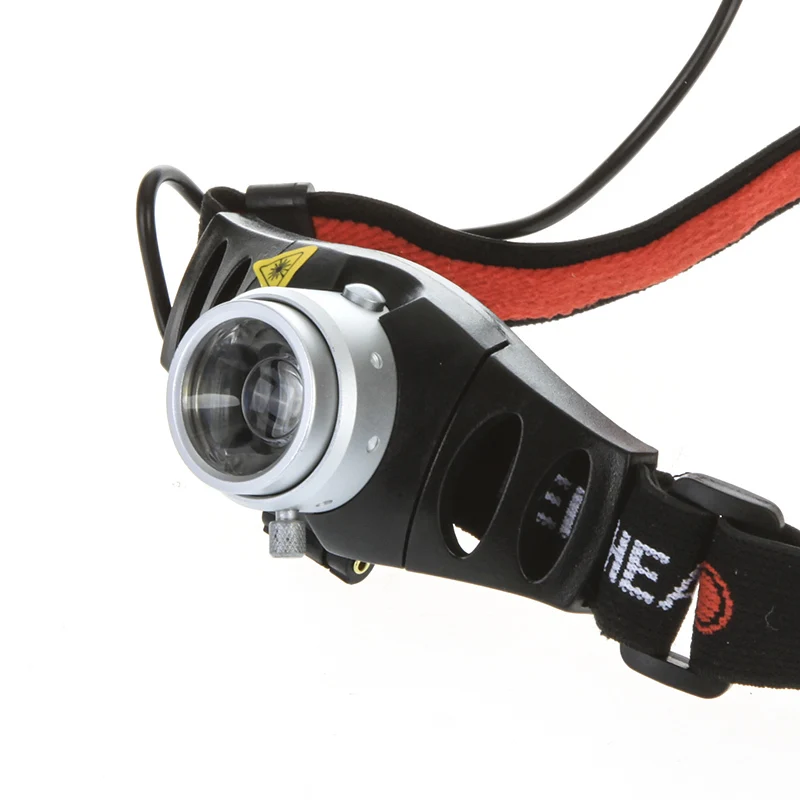 10pcs/lot High Power CREE Q5 500 Lumens Dimmable Headlamp Zoomable Head