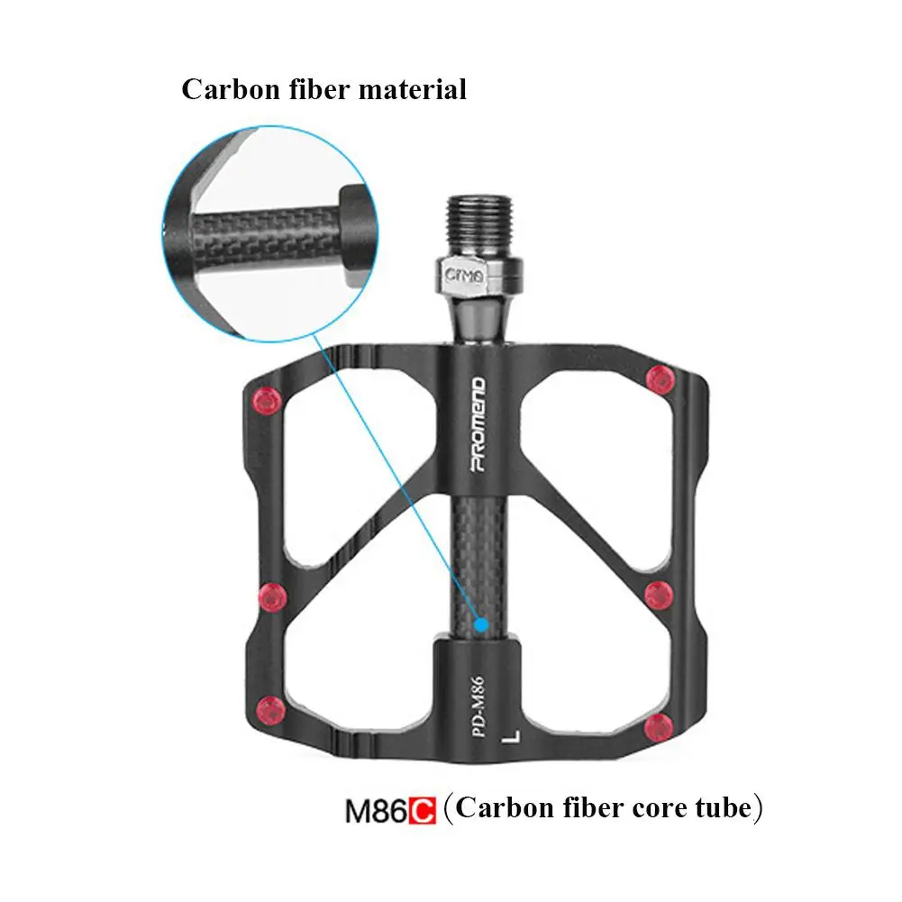 Велосипедные педали горный велосипед MTB подшипник из сплава на основе алюминия углеродного волокна подшипник противоскользящие сверхлегкие велосипедные педали гоночный велосипед