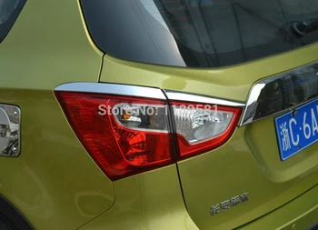 

For Suzuki S-Cross 2014 2015 2016 ABS Chrome Tail light Cover Trim !