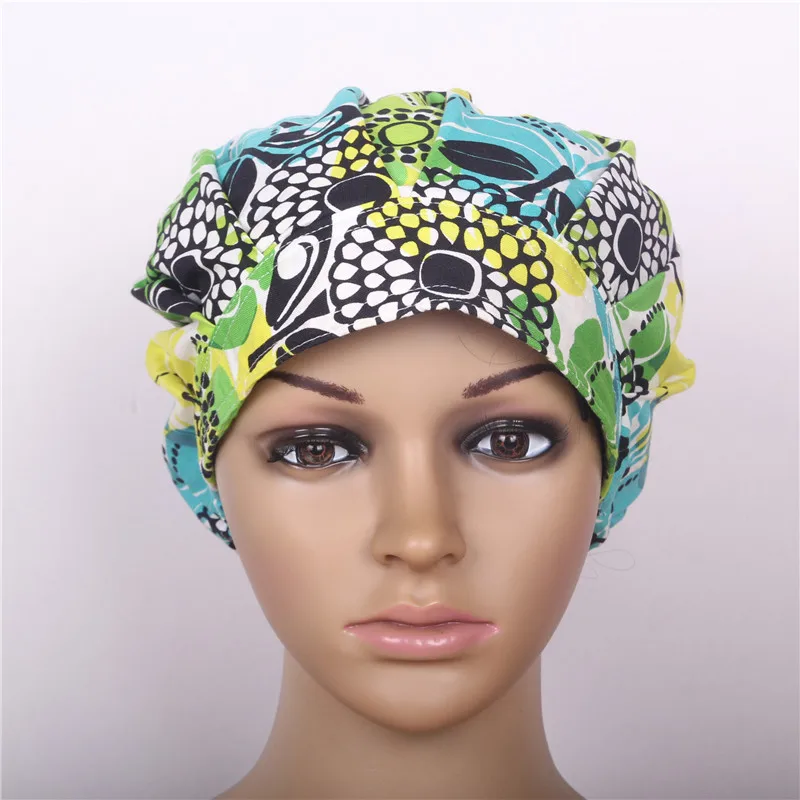 2016 New Arrival 100 Cotton Medical Caps Long Hair Cap Hospital