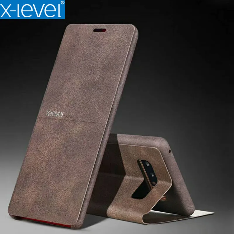 

X-Level Leather Phone Case For Samsung Galaxy Note 8 Ultra Thin Flip leather Full Protective Cover For Samsung Note8 Note 8 Case