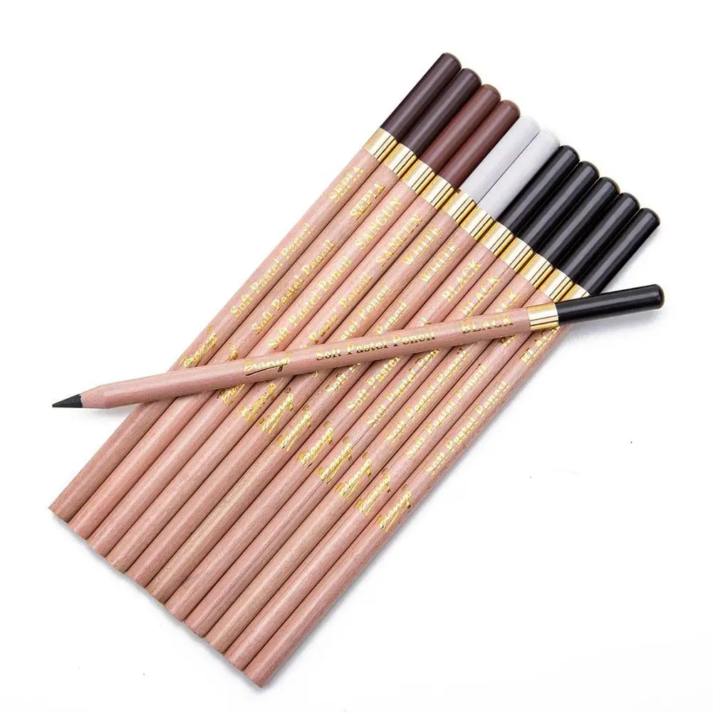 

Adeeing 12 Pcs 4 Colors Pencils Professional Drawing Pencils Sketching Pen Set for Kids & Adults