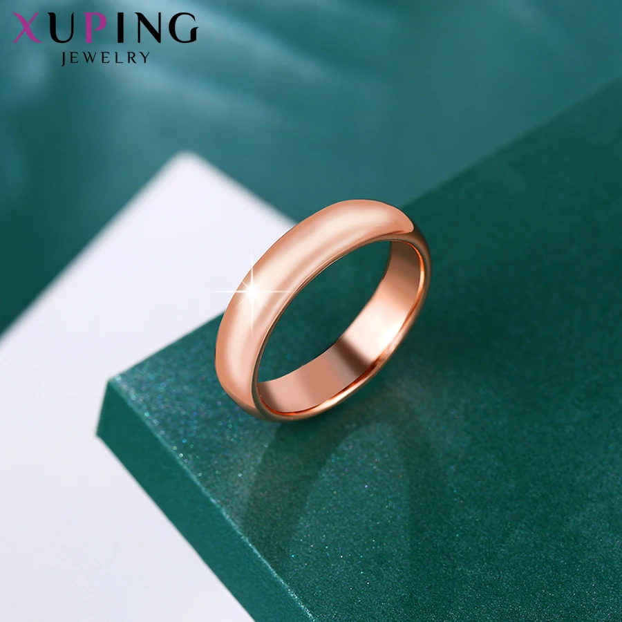 Xuping модное элегантное розовое золото позолоченное изысканное кольцо для женщин Свадебные украшения подарок на день Святого Валентина S33-11000