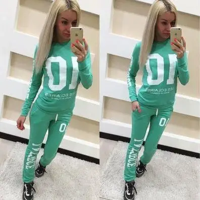 Женский комплект 2 шт. спортивные костюмы женские conjunto feminino komplet dresy damskie ensemble jupe et