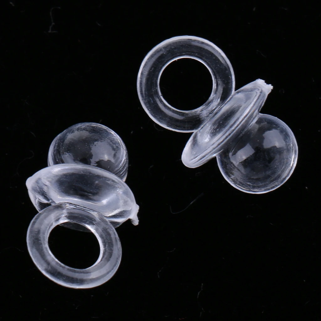 144x Mini Pacifier Charm Table Scatter Gender Reveal Decor Baby Shower Gift Bag Fillers Christenings Party Table Decorations