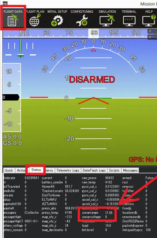 Laser ranging uav SF11/C 120 meters altimeter