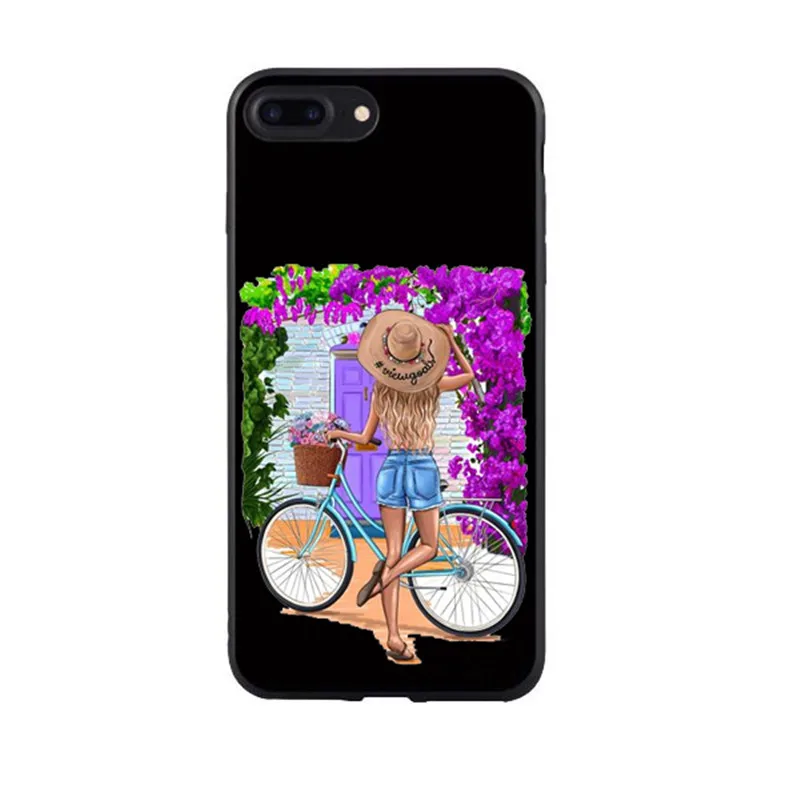 Goddess VOGUE Art Princess для девочек, мягкий силиконовый чехол для iPhone 11 11Pro Max X XR XS Max 8 7 6 PLUS 5 - Цвет: TPU