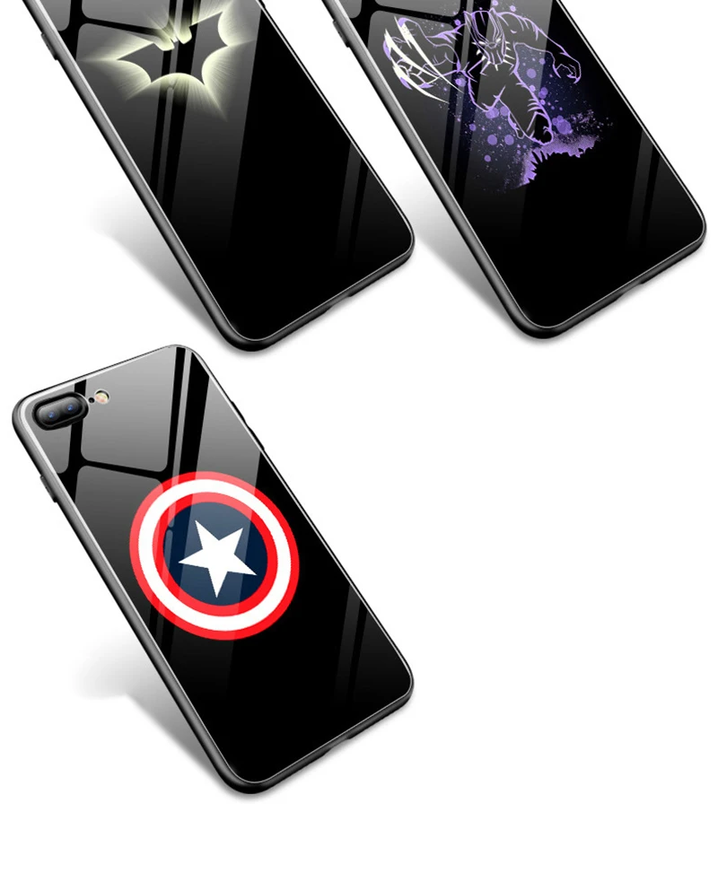 coque iphone xr lumineuse marvel