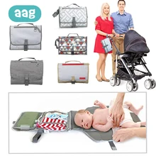 AAG портативный подгузник, сменная станция, водонепроницаемый детский подгузник, сумка, коврик для мочи, складные Сменные подгузники, складной дорожный стол