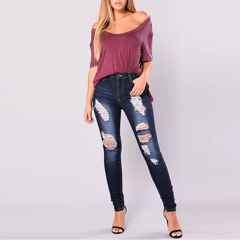 Купить Рваные Джинсы Женские На Ленинский Проспект