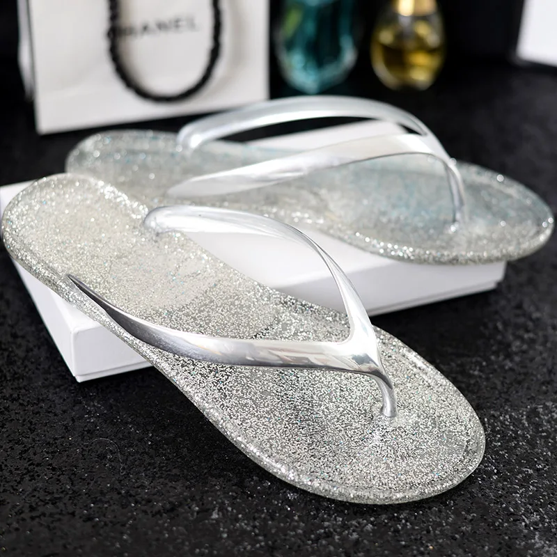 

STRAVEL 2019 Women Flip Flops Flat Sandals Summer Shoes Woman Beach Flip Flops for Women's Fashion Casual Slippers