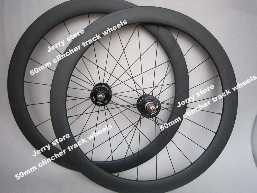 50mm deep clincher fixed gear single font b speed b font 700c carbon font b bicycle