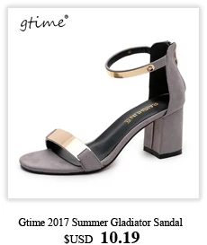 GTIME/сандалии-гладиаторы на высоком каблуке обувь с открытым носком пикантные женские туфли-лодочки женские ботинки на танкетке женская обувь на платформе, джинсы ZWB132