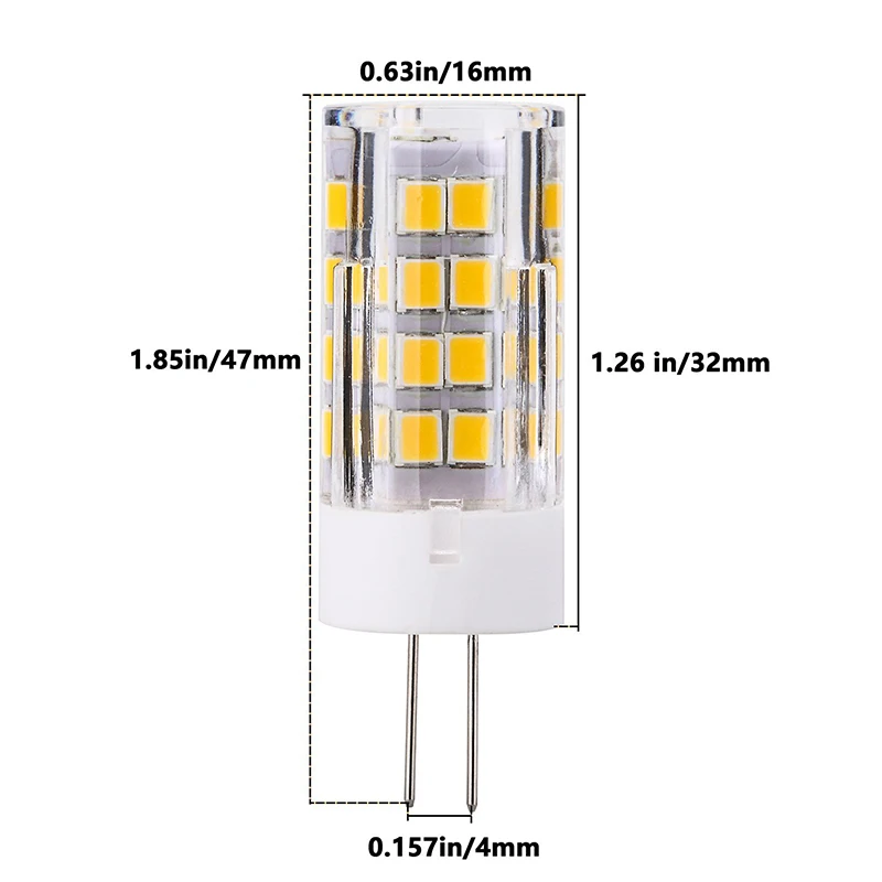 10 шт. в упаковке G4 светодиодный лампочка 220 В 110 В 5 Вт Светодиодный G4 лампа лампады Bombillas 2835 SMD 51 светодиодный Теплый Нейтральный холодный белый замена 35 Вт галогенная лампа