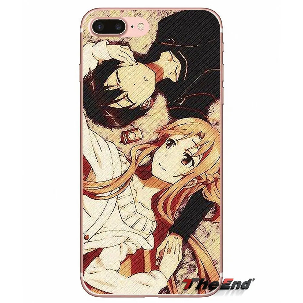 Мягкий чехол kiito Asuna SAO для Apple iPhone X 4 4S 5 5S SE 5C 6 6S 7 8 Plus 6Plus 7plus 8plus Fundas