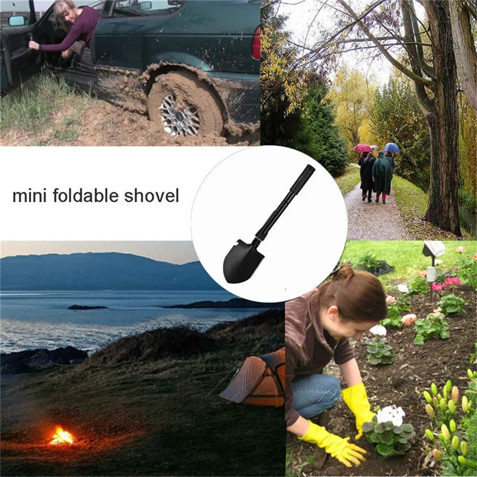 FIRMOR Складная лопата из углеродистой стали Многоцелевой инструмент с сумкой для садоводства кемпинг путешествие на выживание Spade комплект