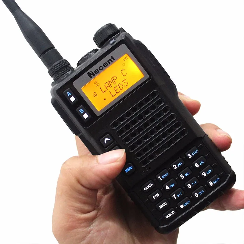 10 Вт трехдиапазонный Профессиональные Walkie Talkie TS689 5-10 км Диапазон 200 Каналы двухстороннее радио 136-174 мГц и 350-400 мГц и 400-470 мГц