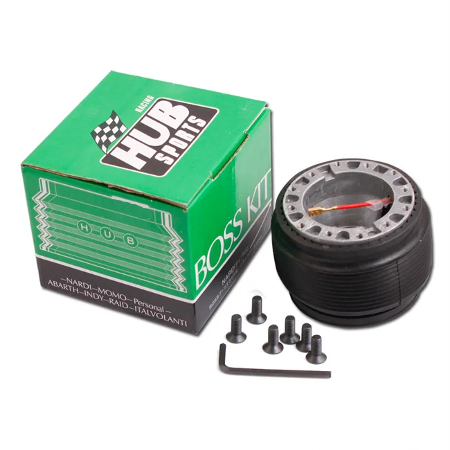 GREEN QUICK RELEASE KIT+STEERING WHEEL 6-HOLE HUB ADAPTOR 240SX 300ZX MAXIMA