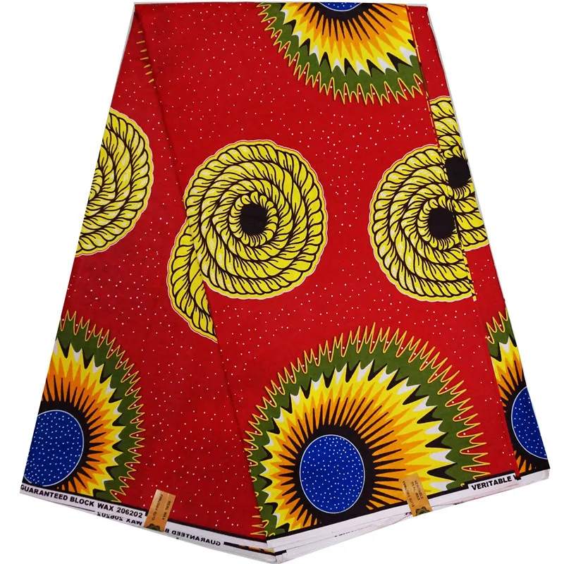 Анкара африканская вощеная ткань принтом восковая ткань настоящий голландский воск принт вощеная ткань нигерийская Свадебная вечеринка платье