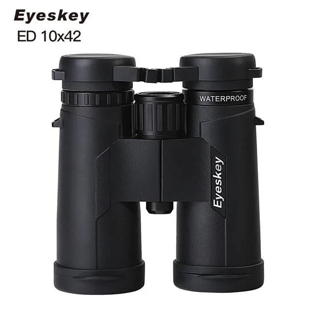 Eyeskey ED 10x42 водонепроницаемый бинокль SMC покрытие Bak4 призма оптика Золотое