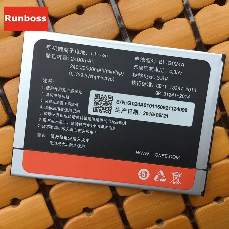 BL-G024A 2400 мА/ч, Батарея для Gionee GN3002 GN3003 F100S F100A F100L F103B F100 F100SD F306 литий-ионный аккумулятор встроенный мобильный телефон Батарея