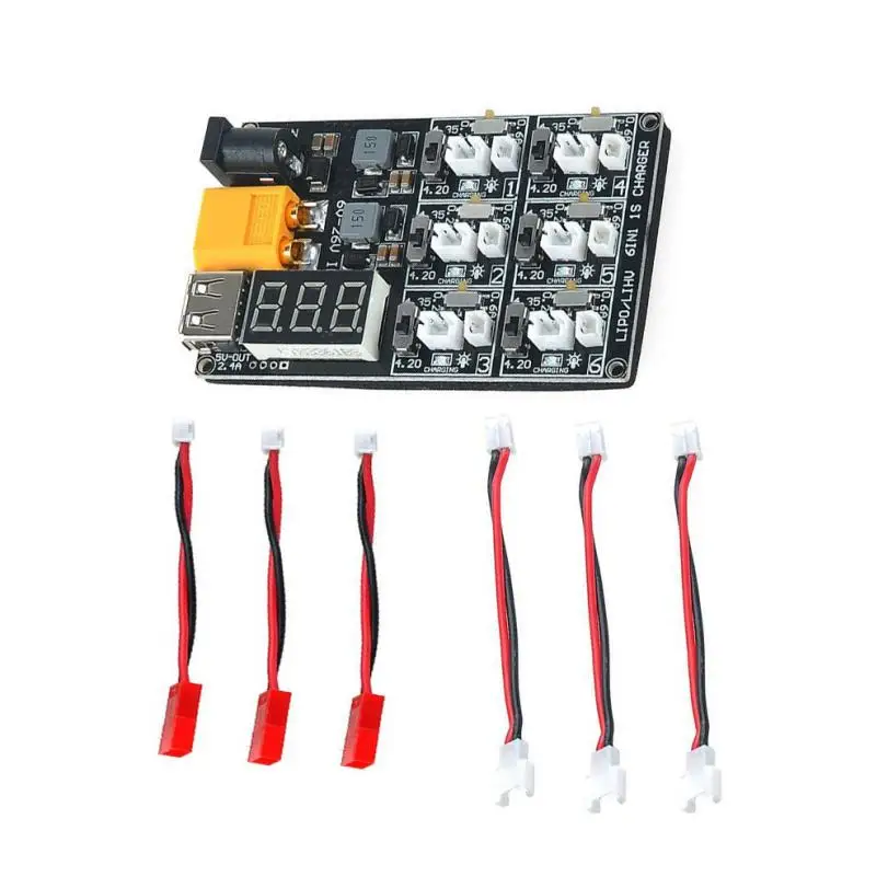Зарядное устройство 6 в 1 3 7 с LiHV Lipo кабелем JST и Micro Losi Z824|jst charger|battery cablelipo |