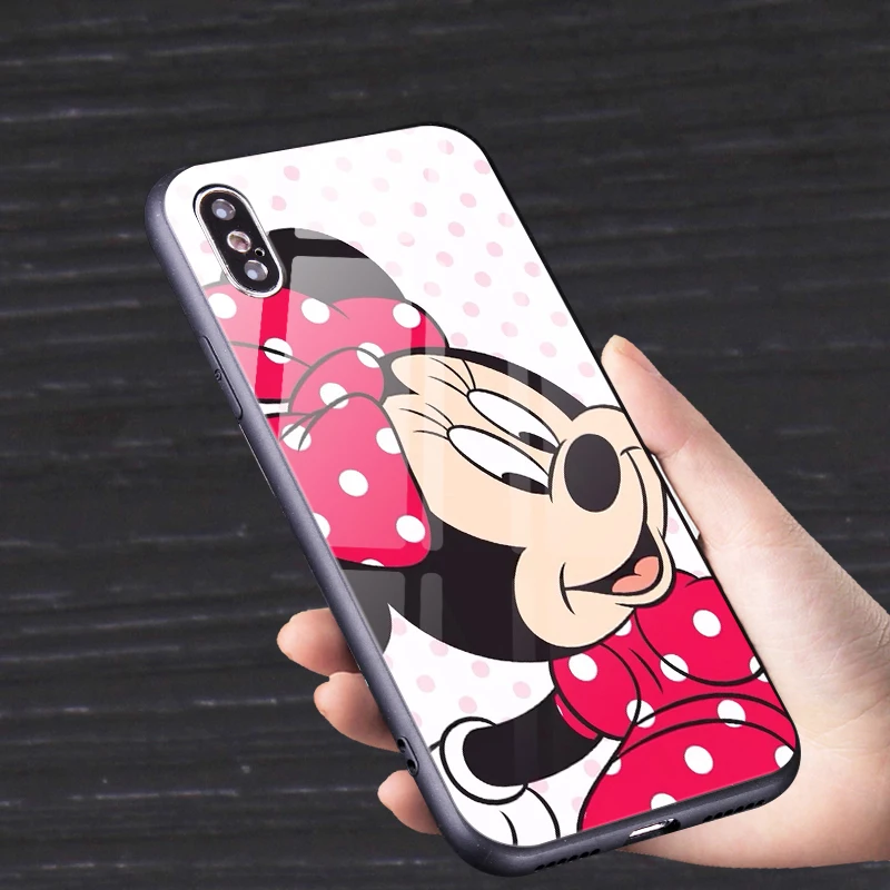 mnbdfdd Милый мультяшный чехол для телефона из закаленного стекла TPU s для iPhone 11 Pro XR XS MAX X, чехол для iPhone 6 7 8 6 S Plus, чехол, Fundas Coque - Цвет: mnbdfdd