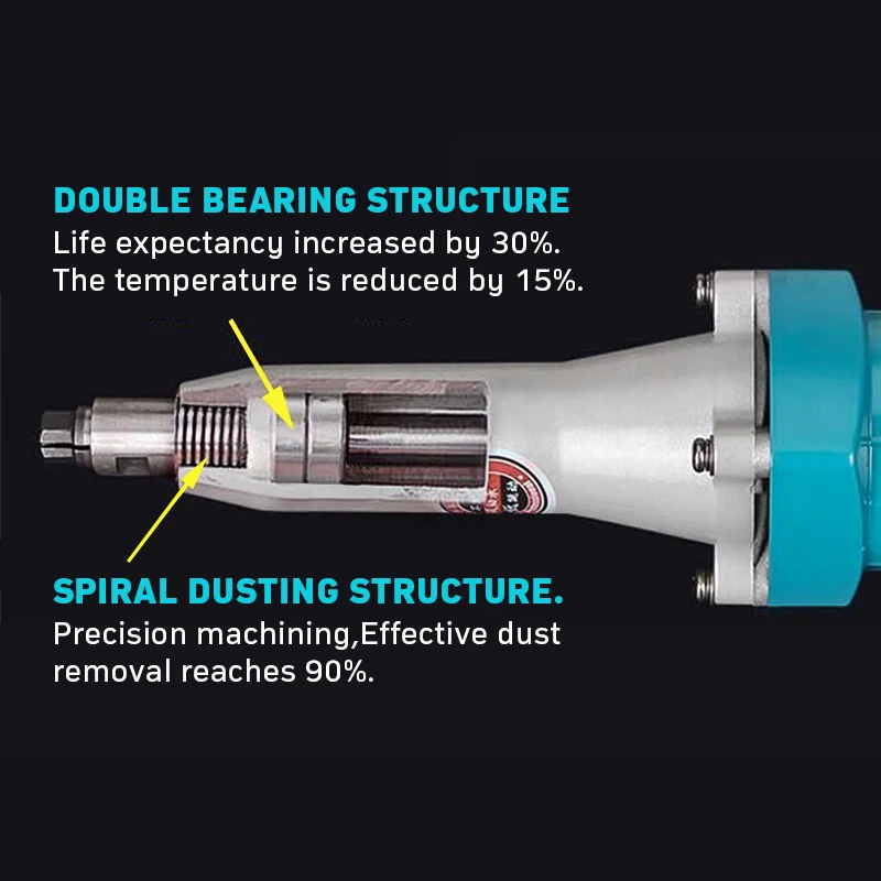 850W High Power Double Bearings Tree-root Carving
