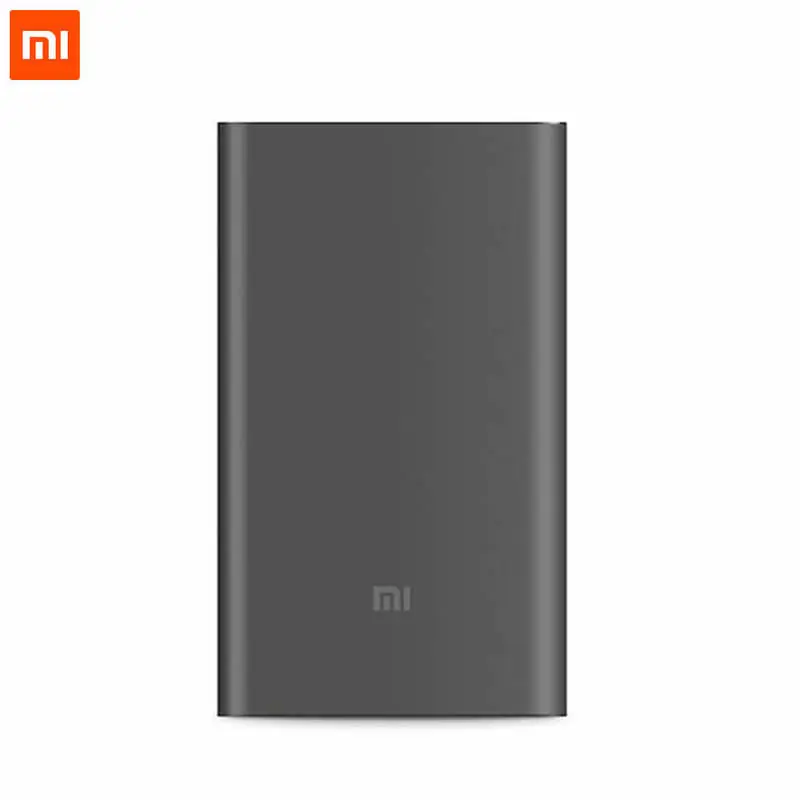 Original Xiaomi Mi Power Bank Pro 10000mAh Mi Powerbank Pro 10000 Slim USB Type-C Faster Charge for iPhone6s Xiaomi Mi5 Mi4