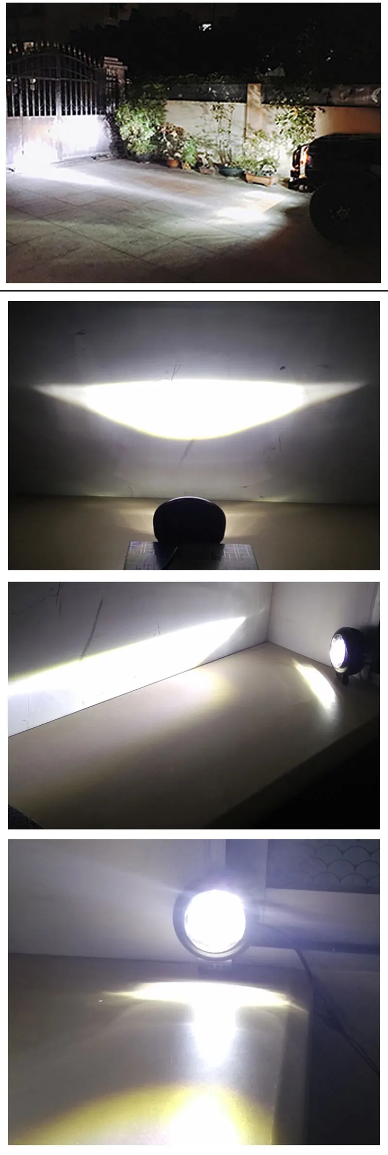 Светодиодный рабочий светильник 30 Вт 5 дюймов Круглый автомобильный головной светильник 12 в автомобильный противотуманный светильник для вождения мотоцикла ATV SUV лодка внедорожный светильник s точечный светильник