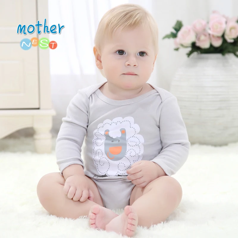 2018 Baby Winter Baby Clothes Soft 100 Cotton New Born Baby Boy Bodysuit Tiny Cotton Baby