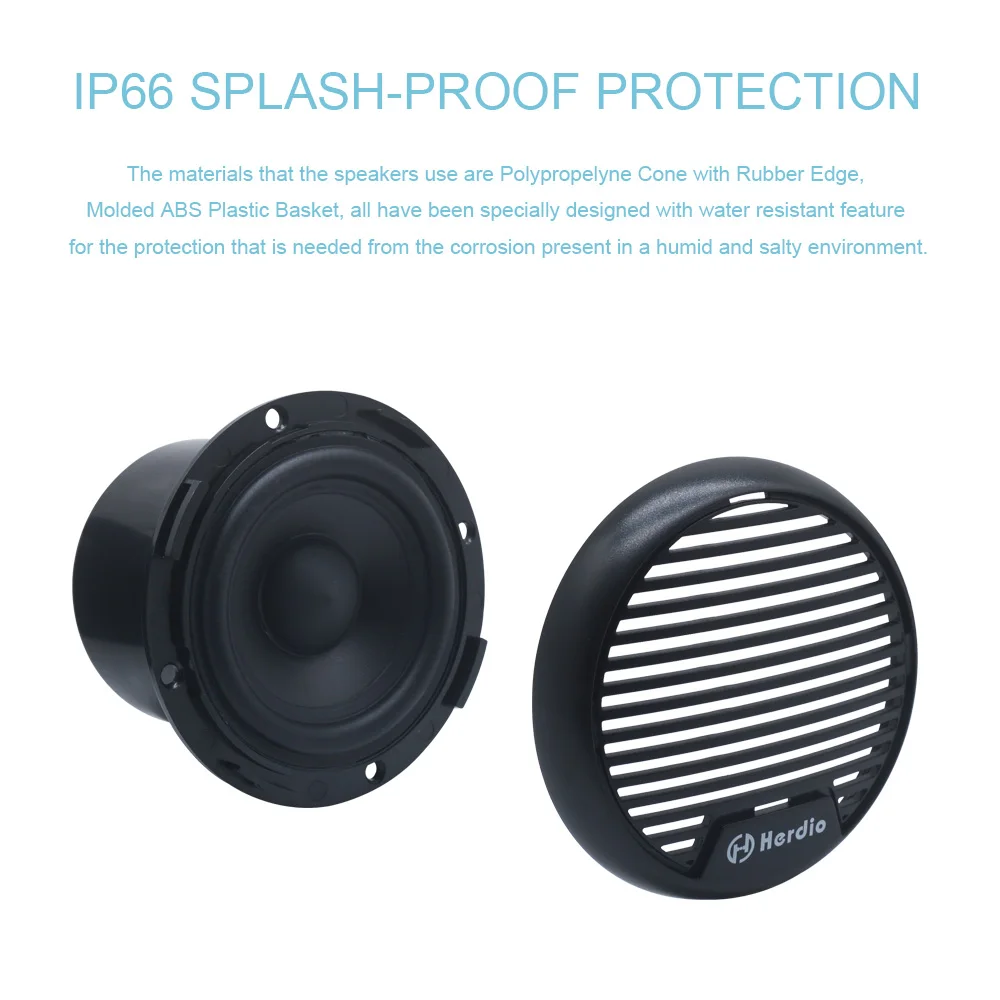 Водонепроницаемая Колонка для мотоцикла 160 Вт 3 дюйма|boat waterproof speaker|speaker forwaterproof boat