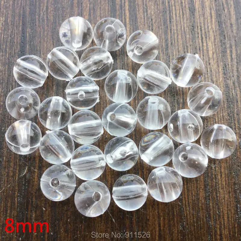 Прозрачный Акриловые Бусины, 4 мм-30 мм прозрачные круглые бусины, все виды акриловая прозрачная круглый шарик ювелирных материалов